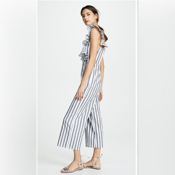 The Fifth Label Pants - FLORA STRIPE JUMPSUIT charcoal/white SOLD OUT AIZW XS like new! Perfect ♥️